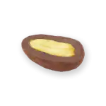 1. Halved chocolate and vanilla marble Turkish delight on black background, close-up.