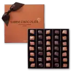 Luxurious Turkish chocolates in assorted flavors, beautifully packaged in a elegant box with a ribbon. Perfect for gifts or personal indulgence. Fast shipping from Turkey.