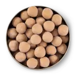 Rich Turkish delight candies in a round tin, showcasing traditional sweet treats from Turkey with fast worldwide shipping.