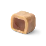 Soft caramel candy with a chocolate center, made with high-quality ingredients from Turkey, perfect for gifting or enjoying as a sweet treat.