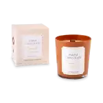 Aromatic Harem Chocolate vanilla and cocoa scented candle in a glass jar with matching packaging from Turkey.