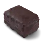 A block of Turkish halva coated with chocolate, showcasing a sweet and dense texture. Perfect for dessert lovers seeking authentic Turkish treats with fast shipping options.