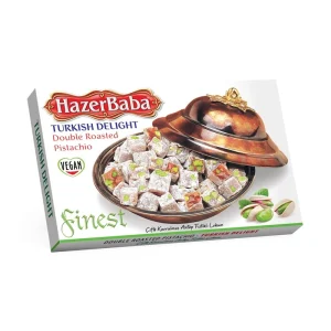 Double Roasted Turkish Delight with Pistachios - HazerBaba