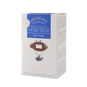 Delicious plain dark chocolate bar made from 70% Ghana cocoa, with smooth texture, vegan, gluten-free, no added sugar, perfect for chocolate lovers. Sponsored by Shop of Turkey.