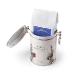 Harem Chocolate drinkable chocolate in stylish tin container with artistic design, perfect as a gift or treat, fast shipping from Turkey.