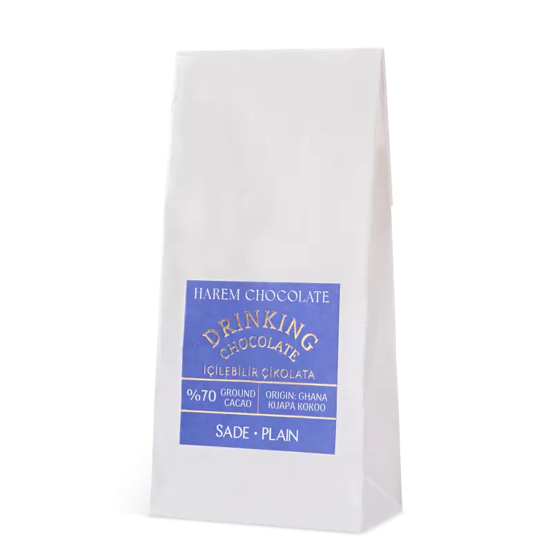 Pure plain dark chocolate from Ghana, 70% cacao, perfect for baking or snacking, available with fast shipping from Turkey.