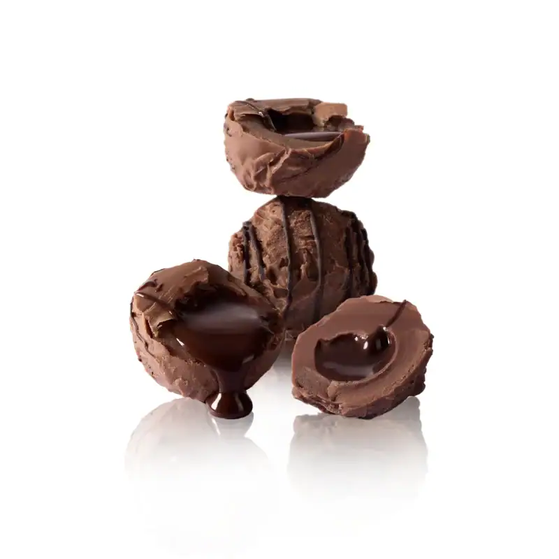 Rich and creamy Turkish chocolates with smooth chocolate filling, perfect for gifting or indulgence, showcasing the authentic flavors from Turkey.