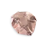 Premium hazelnut chocolate wrapped in soft pink foil with Turkish branding for authentic taste.