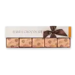 Delicious Turkish Harem Chocolate assortment in elegant packaging with a brown ribbon, perfect for gifting or personal indulgence, featuring luxurious flavors from Turkey.