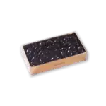 Dark chocolate-covered almonds in a transparent box labeled "Harem Chocolate" by Brages Bragees. Perfect for gifting or enjoying a luxurious treat from Turkey.