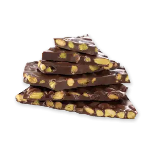 Creamy Turkish pistachio chocolate bars with toasted pistachios, rich flavor, and smooth texture, available for fast shipping. Perfect for gifting or indulging in authentic Turkish sweets.