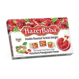 Pomegranate Double Pistachio Turkish Delight - HazerBaba