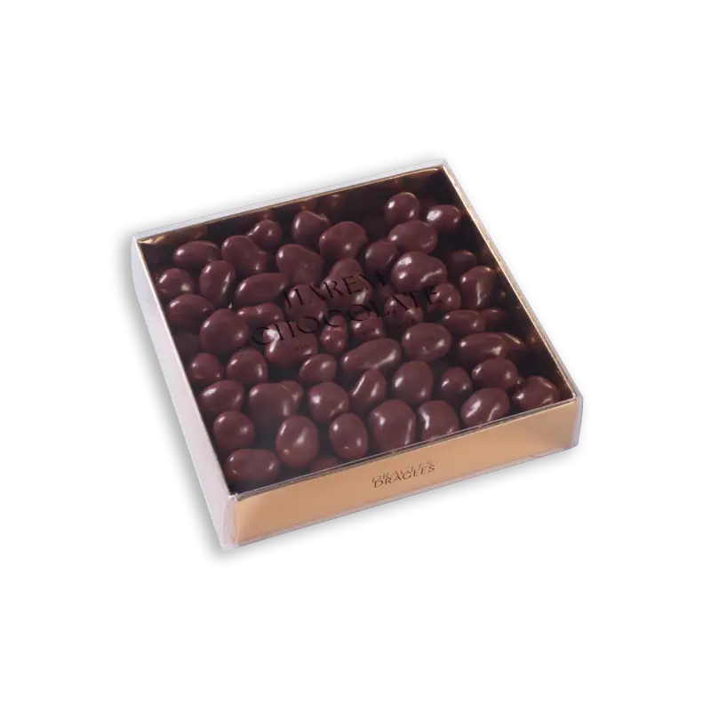 Sweet Turkish chocolate-stuffed candies with a glossy exterior, perfect for gifting or snacking, available for fast delivery from Turkey.