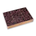 Delicious Turkish chocolate braceles in a clear box with black background, available for purchase with fast shipping from Turkey.