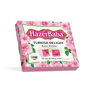Rose Flavored Turkish Delight - HazerBaba