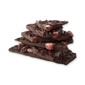 Rich dark chocolate bark with crushed nuts and dried fruits, high-quality Turkish confectionery perfect for gifts or personal indulgence, fast shipping from Turkey available.