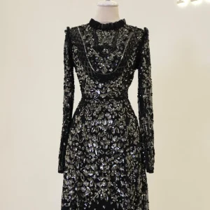 Couture Jomier Modest Evening Dress