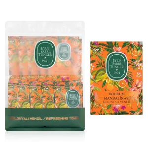 Bodrum Tangerine Scented Wet Wipes 50-Pack (Large Size) - Eyüp Sabri Tuncer