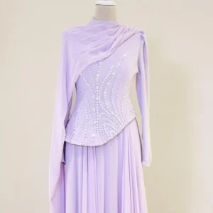Buena Modest Evening Dress
