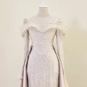 Couture Leslie Modest Evening Dress