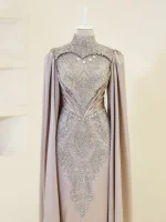 Couture Lysine Modest Evening Dress