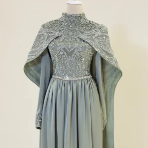 Couture Ormelie Modest Evening Dress