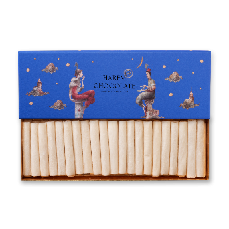 Roll Turkish Delight in Starry Box - Harem Chocolate
