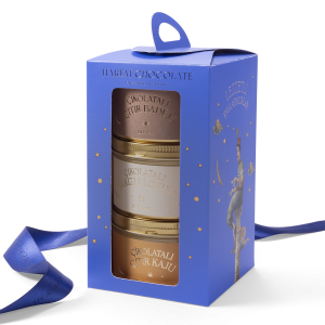 3-Piece Cobalt Snack Set - Harem Chocolate