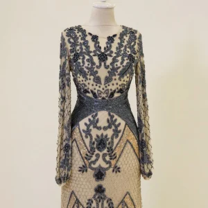 Couture Alvion Modest Evening Dress