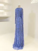 Couture Carmine Evening Dress