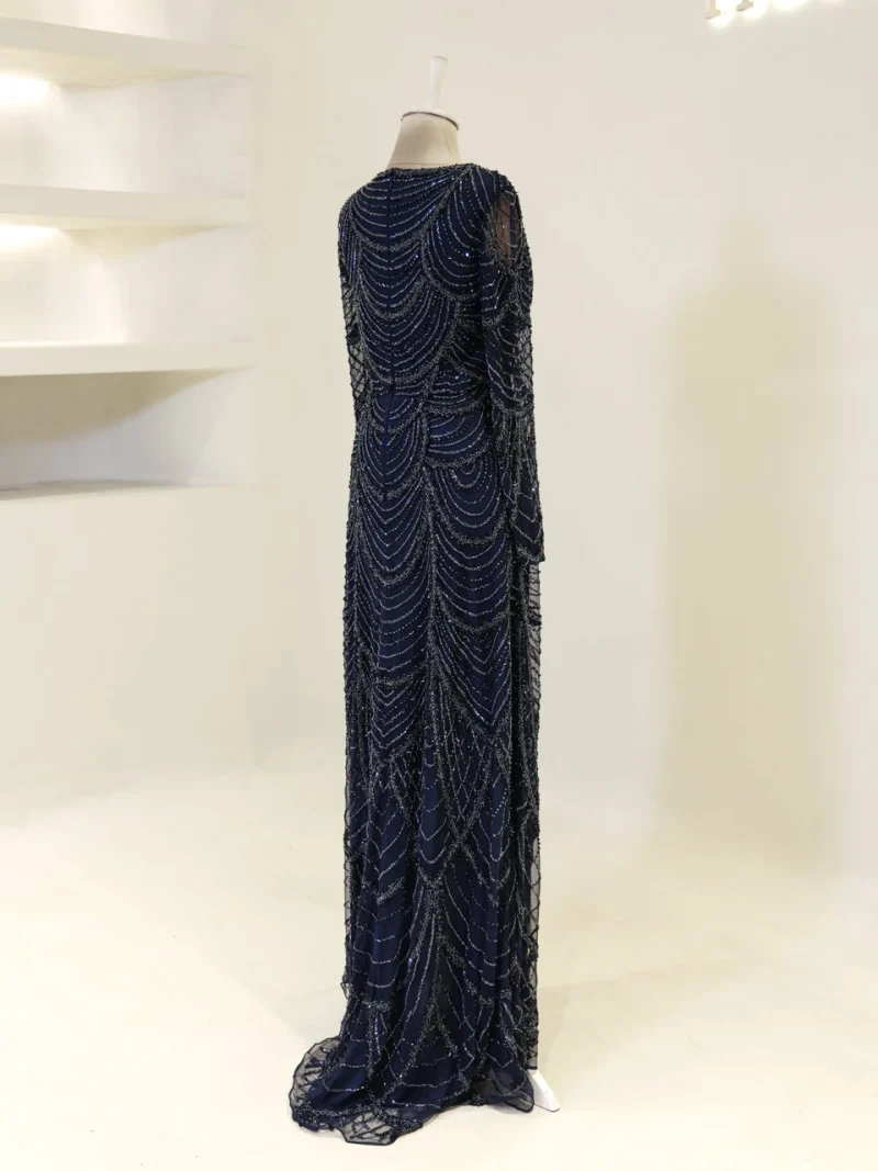 Couture Carmine Evening Dress