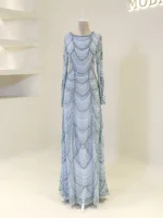 Couture Carmine Evening Dress