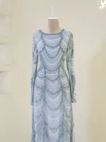 Couture Carmine Evening Dress