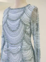 Couture Carmine Evening Dress