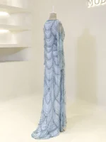 Couture Carmine Evening Dress