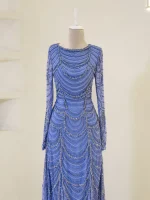 Couture Carmine Evening Dress