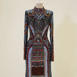 Couture Luvina Modest Evening Dress