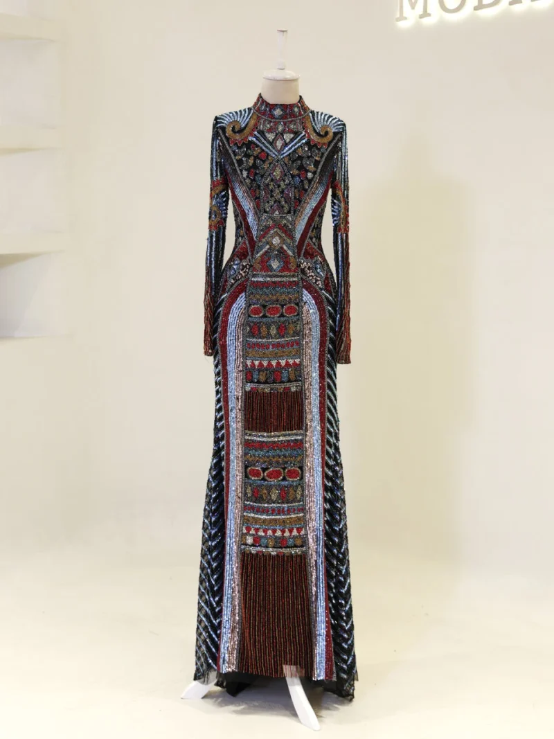 Couture Luvina Modest Evening Dress