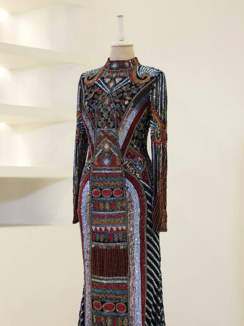 Couture Luvina Modest Evening Dress