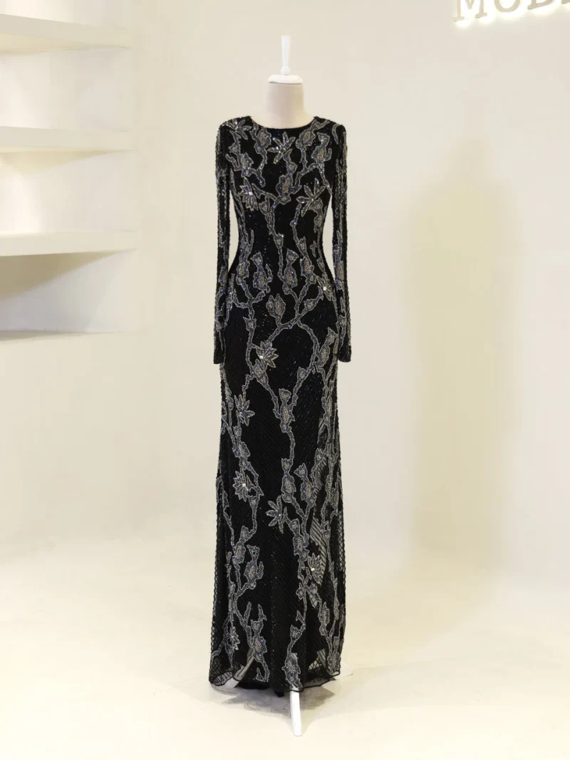 Couture Sehra Modest Evening Dress