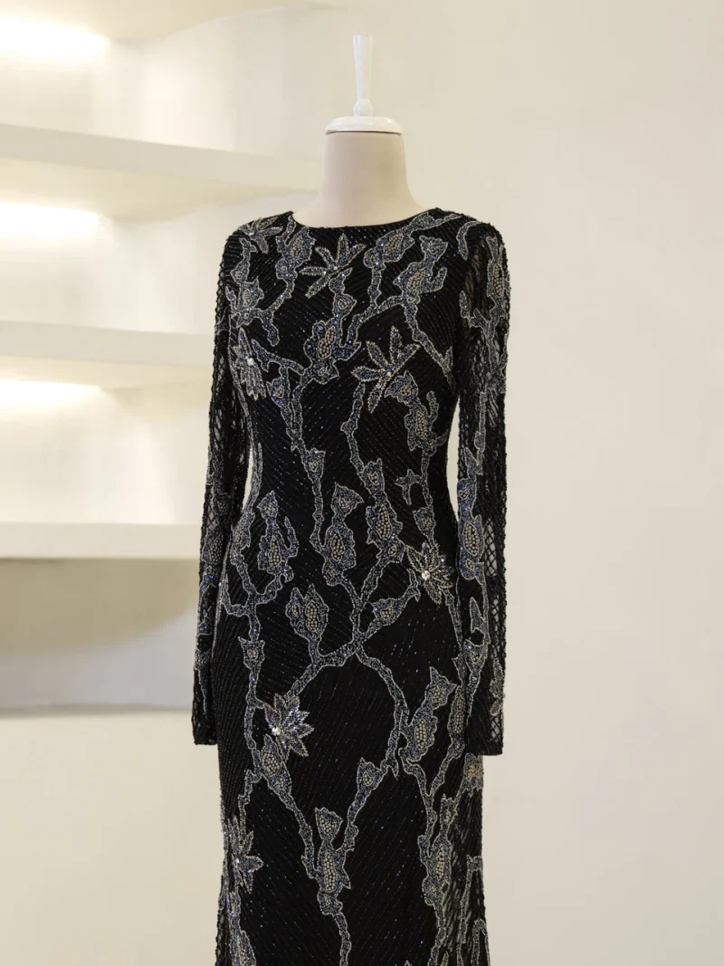 Couture Sehra Modest Evening Dress
