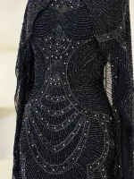 Couture Sorev Modest Evening Dress