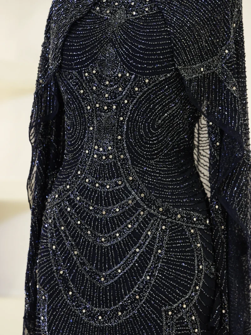 Couture Sorev Modest Evening Dress