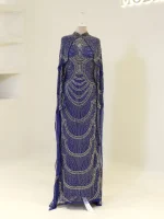 Couture Sorev Modest Evening Dress
