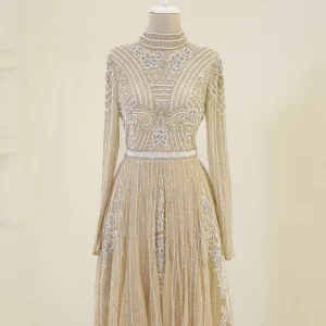 Couture Veloura Evening Dress