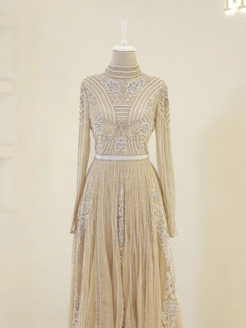 Couture Veloura Evening Dress