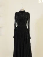 Couture Veloura Evening Dress