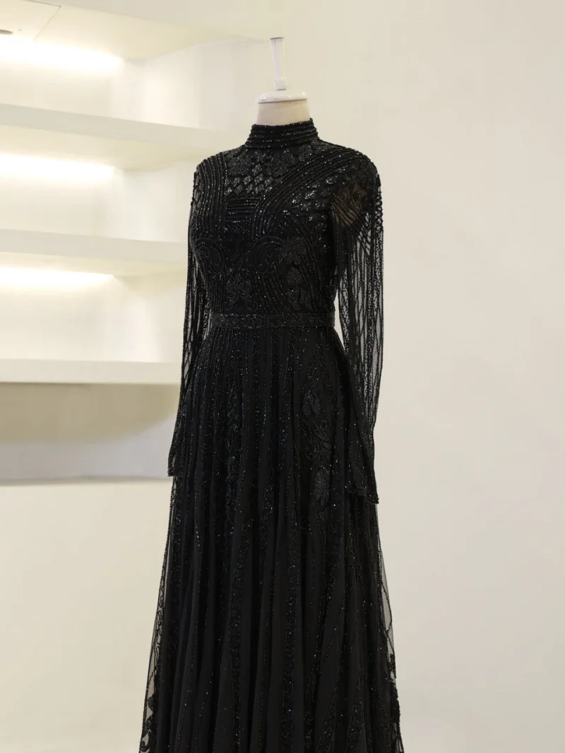 Couture Veloura Evening Dress