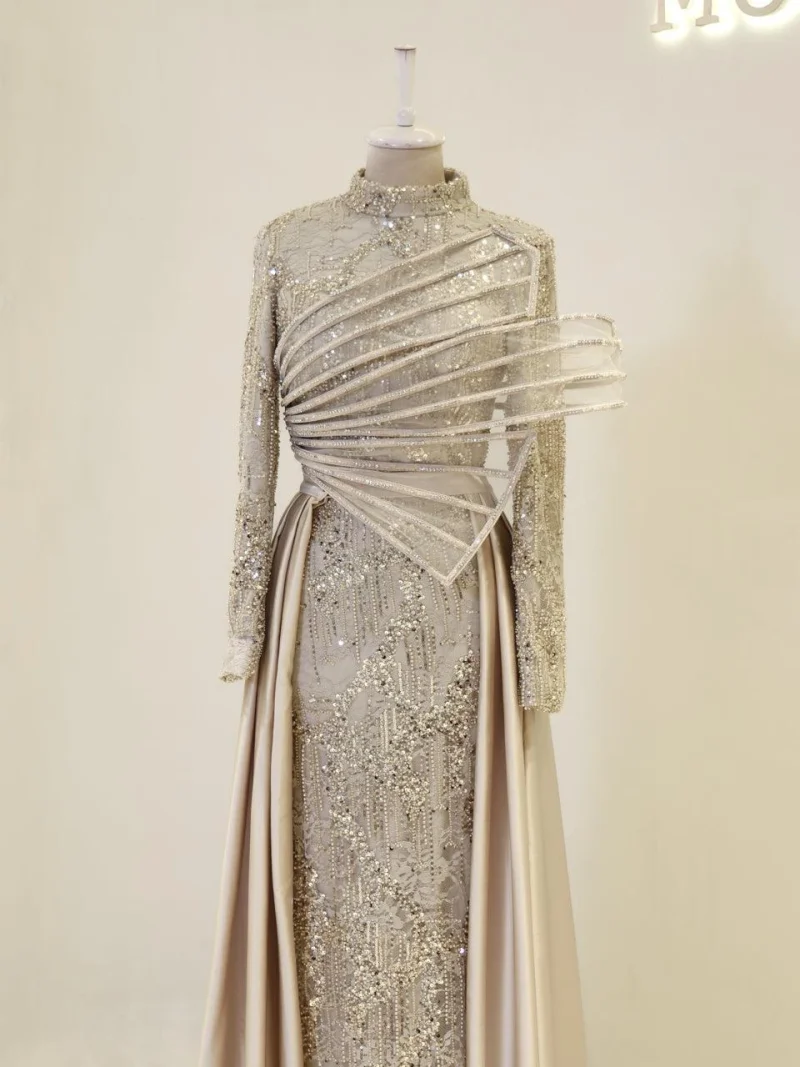Marcil Modest Evening Dress