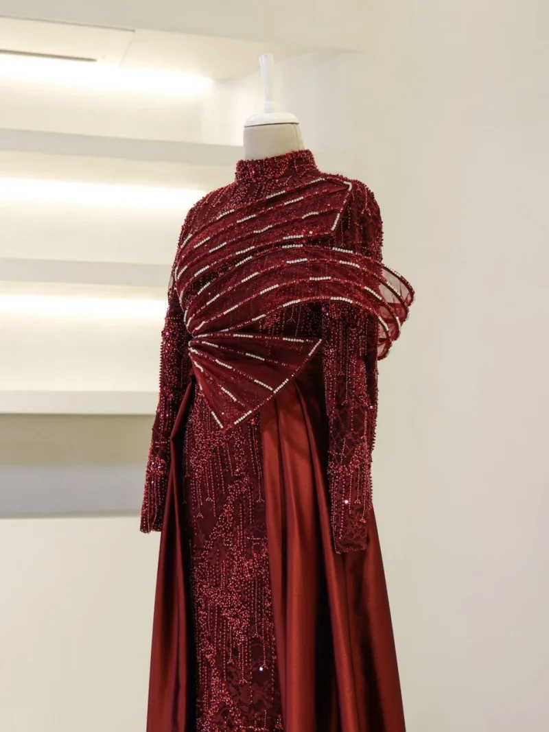 Marcil Modest Evening Dress